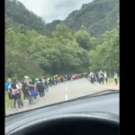 La filota que se armó para subir al cerro de Monserrate este domingo