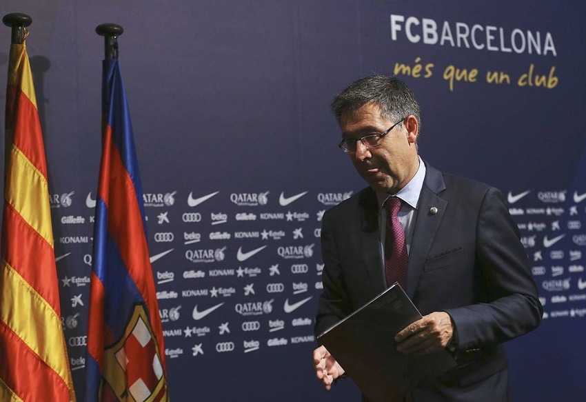 Bartomeu anuncia su renuncia y la de toda la Junta Directiva del Barcelona