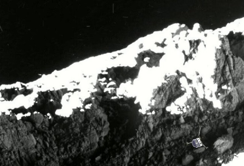 La odisea del módulo Philae sobre el hielo y las rocas del cometa Chury