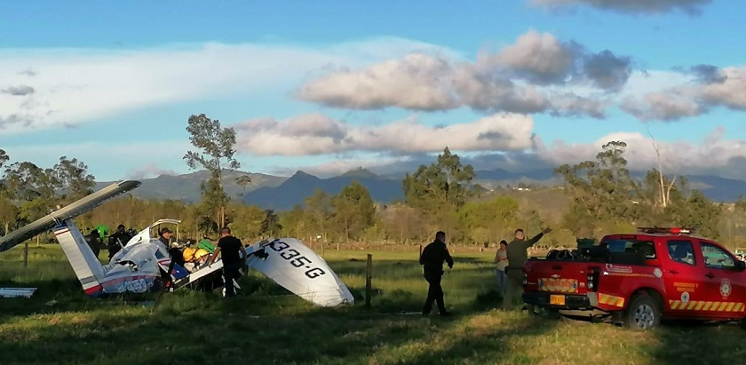 Gabriel Manzano, el hombre que rescató al bebé de la avioneta estrellada en Ubaté: Se cayó una avioneta en Ubaté y tres de sus ocupantes murieron en el acto