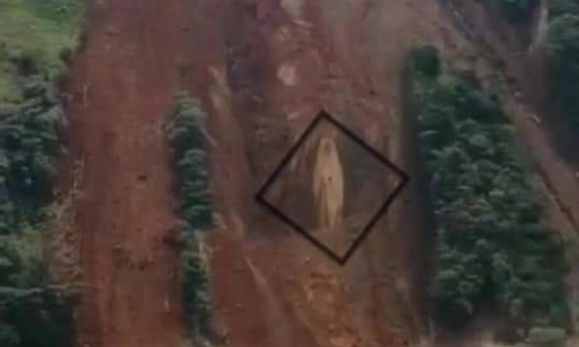 ¿Apareció la virgen en Yarumal?, la figura que se captó tras alud en el río San Julián