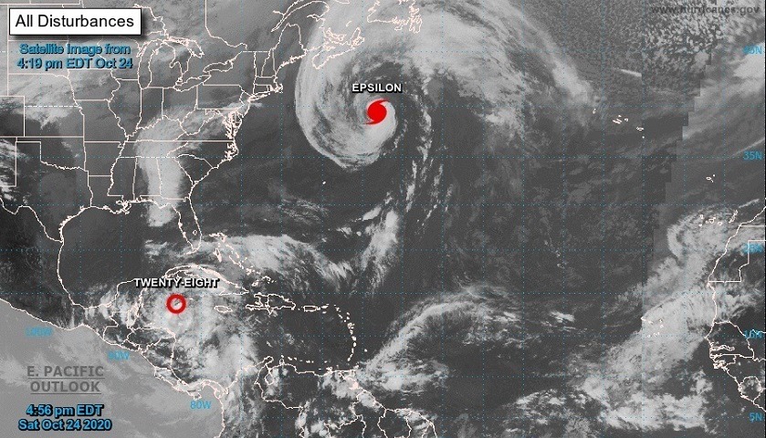 Zeta está cerca de ser huracán en su camino a la costa caribeña de México