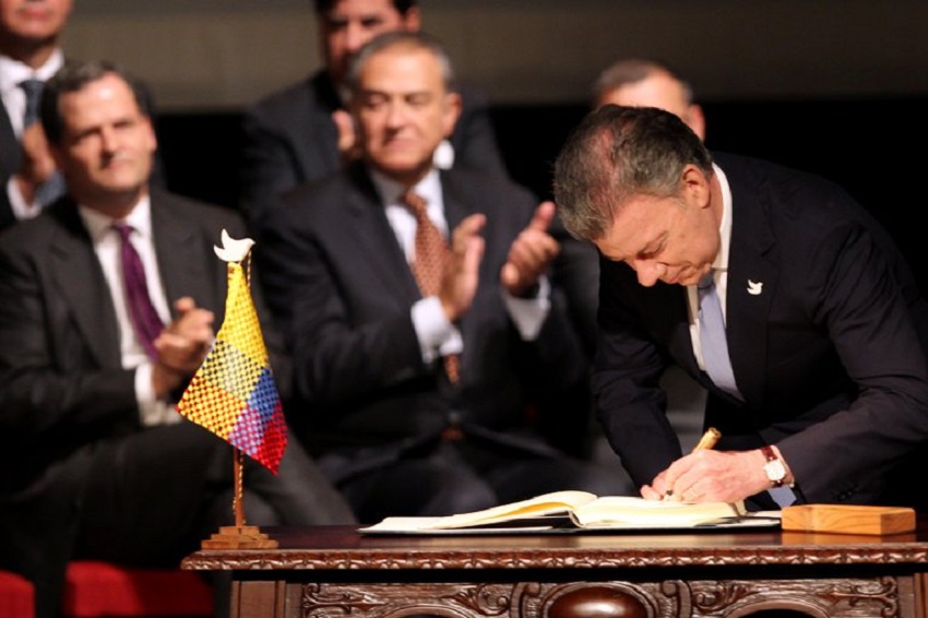 Expresidente colombiano Juan Manuel Santos