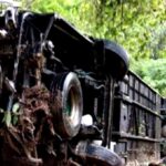 accidente de tránsito en la vía entre Bucaramanga y el municipio de San Alberto, Cesar.