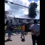 Ardió el CAI de San Mateo en Soacha y nueves detenidos no lograron salir