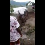 El hombre al que se llevó la creciente cuando bajaba cocos en Vigía del Fuerte