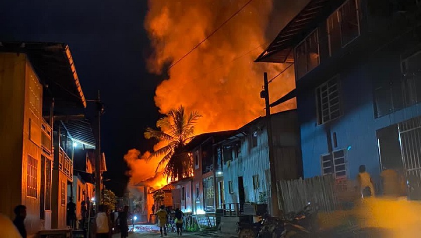 ¿Qué ocasionó el incendio en Riosucio?
