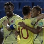 El que casi ahorca a James Rodríguez en el camerino de Colombia fue Luis Fernando Muriel