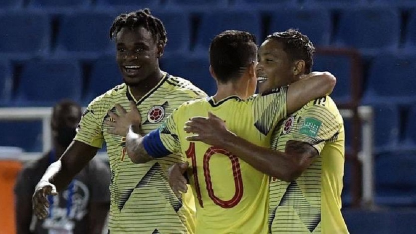 El que casi ahorca a James Rodríguez en el camerino de Colombia fue Luis Fernando Muriel