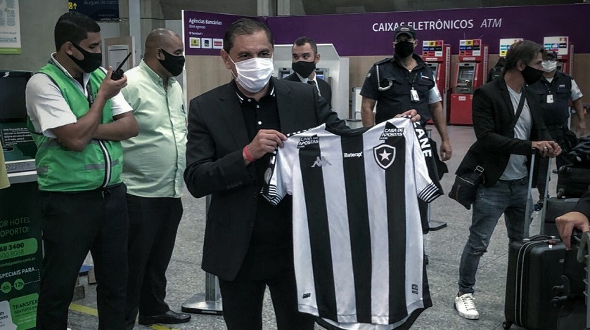 Ramón Díaz, despedido de Botafogo, no alcanzó a debutar con los brasileños