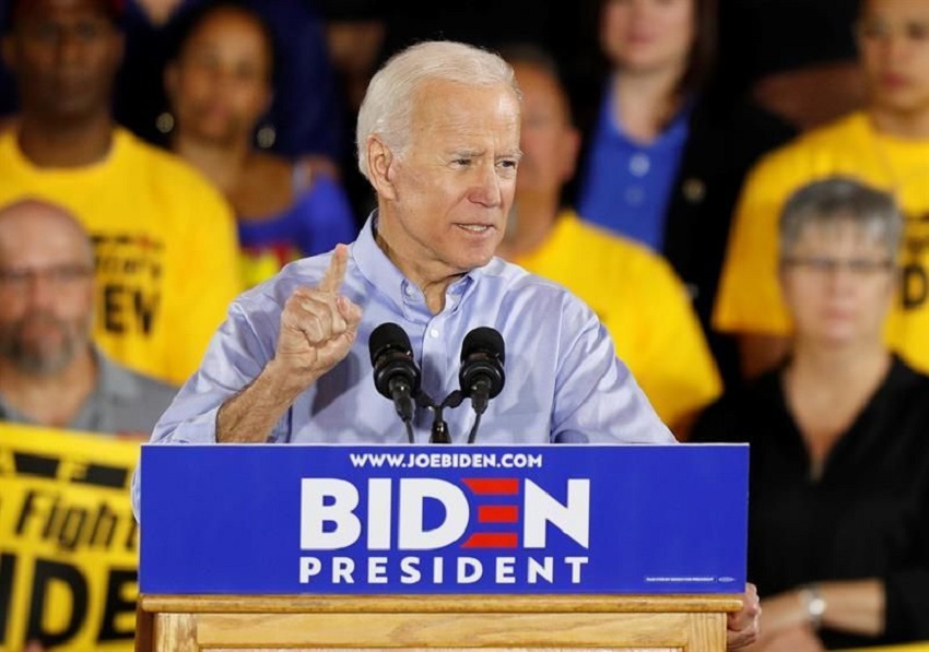 El presidente electo de Estados Unidos, Joe Biden
