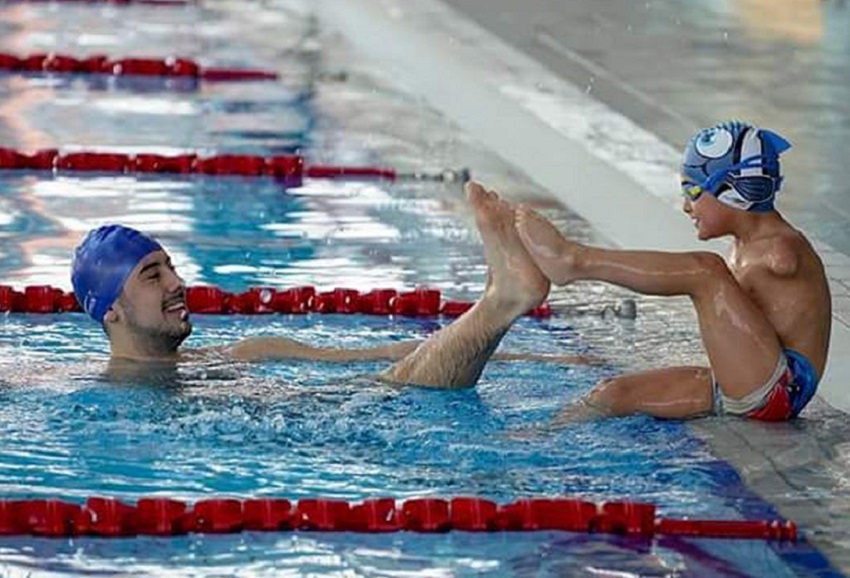 Ismail Zulfic, un niño de 10 años, sin brazos, “Deportista del Año” en Bosnia