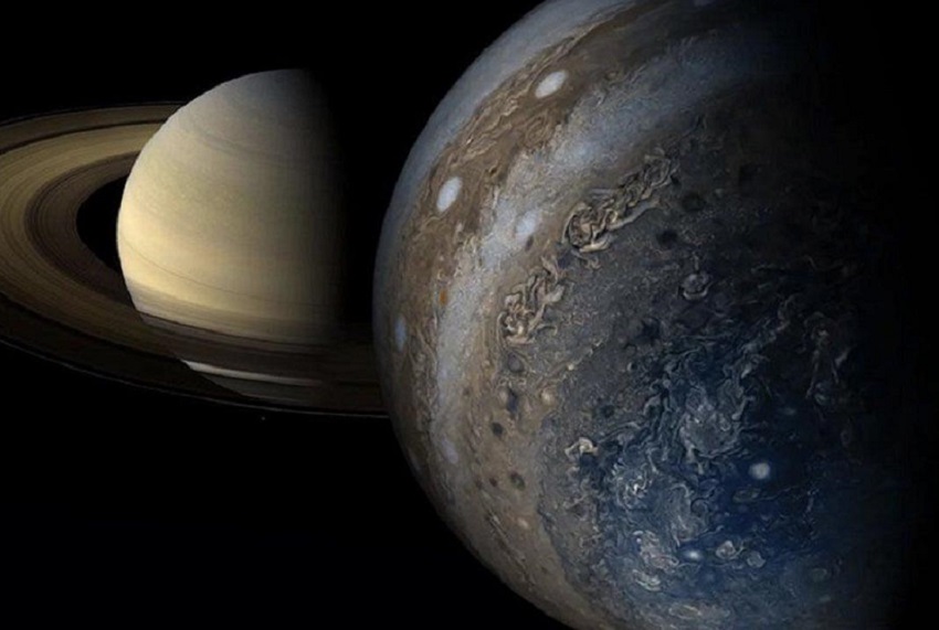 Jupiter y Saturno