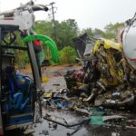 Impresionantes imágenes de accidente entre La Lizama y Puerto Berrío en la Ruta del Sol