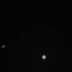 Así se ve la conjunción de Saturno y Júpiter, desde el observatorio Goranchacha en Tunja