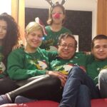 Gustavo Petro muestra a su familia para desear una Feliz Navidad 2020