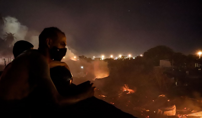 Incendio en La Chacarita