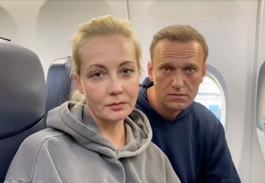 Detienen a la esposa del líder opositor ruso Alexéi Navalni