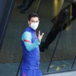 El delantero del Barcelona Leo Messi
