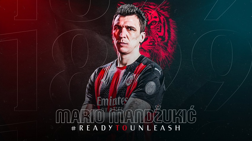 Mandzukic desafía a la "maldición" del 9 del Milan al pedir ese dorsal