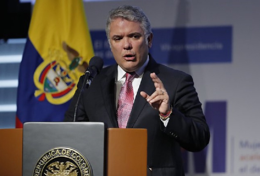 En la imagen, el presidente de Colombia, Iván Duque. EFE/Mauricio Dueñas Castañeda/Archivo