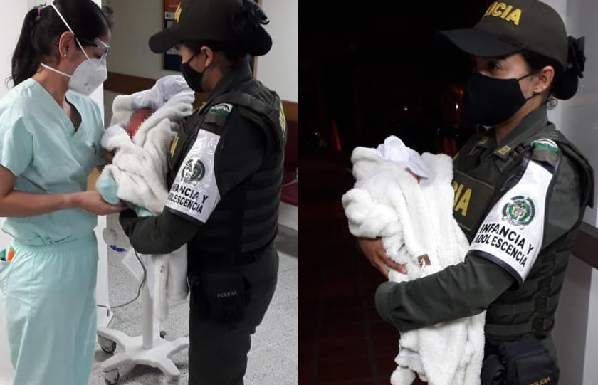 Un bebé fue abandonado en el barrio Conquistadores de Medellín, tenía dos días de nacido