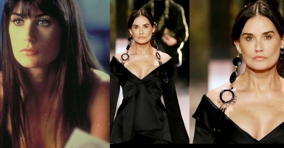 Demi Moore en el último desfile de Fendi