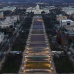 Casi 200 mil banderas para representar a los ciudadanos en la investidura de Biden
