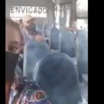 Mujer transmitió en vivo en medio de un robo a un bus en Envigado