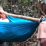 Ashley Judd con la pierna rota en El Congo