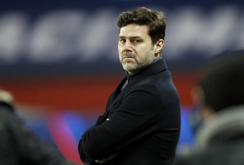El entrenador del París Saint-Germain, Mauricio Pochettino