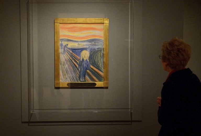 El “mensaje oculto” de El grito fue escrito por Munch mismo