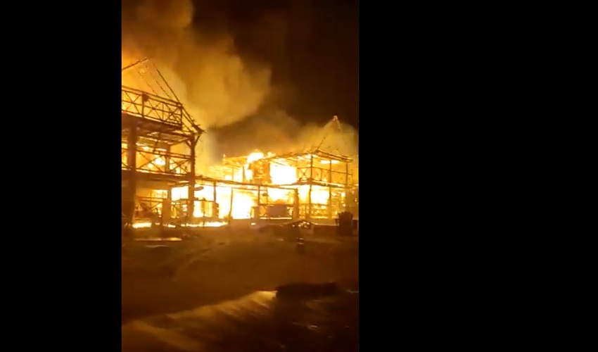 Incendio en Playa Blanca, Barú