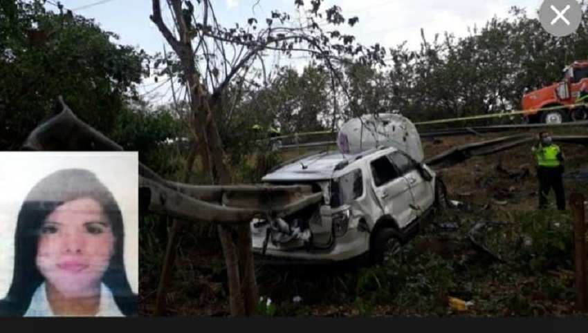 Accidente de Lizbeth Chalarca en Fundación