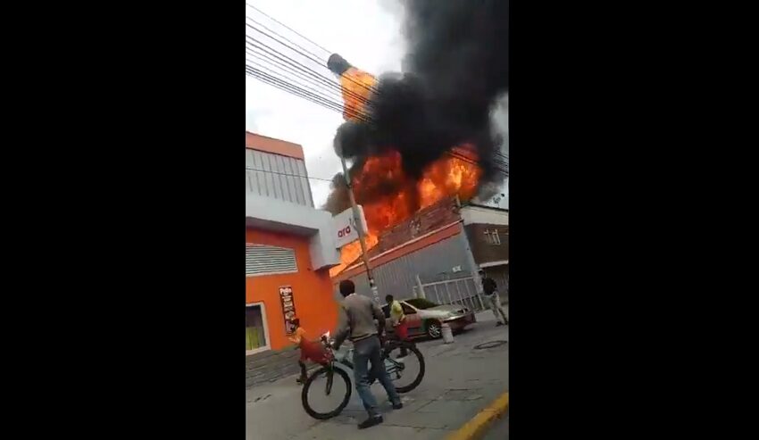Una pipeta salió expulsada por las llamas durante incendio en el Barrio Quiroga