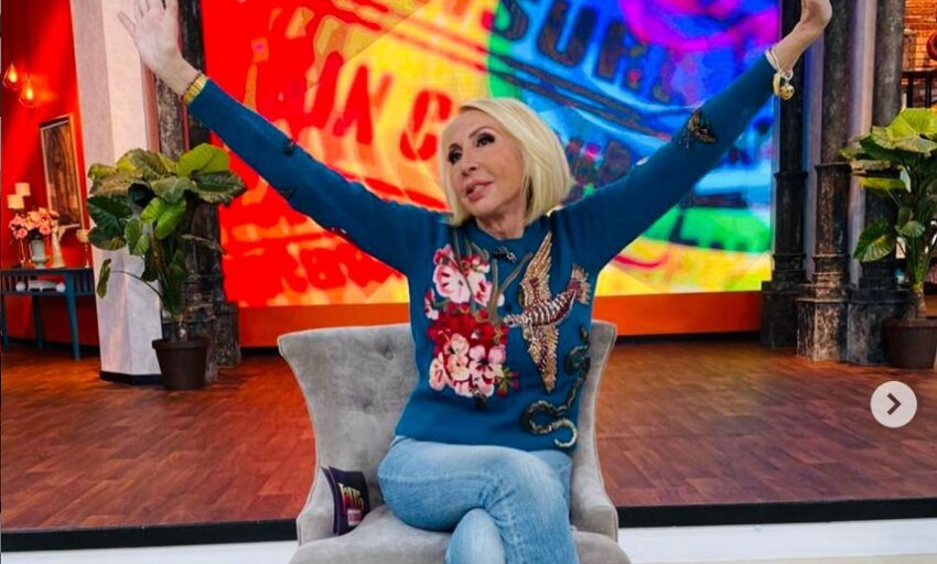 Laura Bozzo 'bailando Cali Pachanguero'