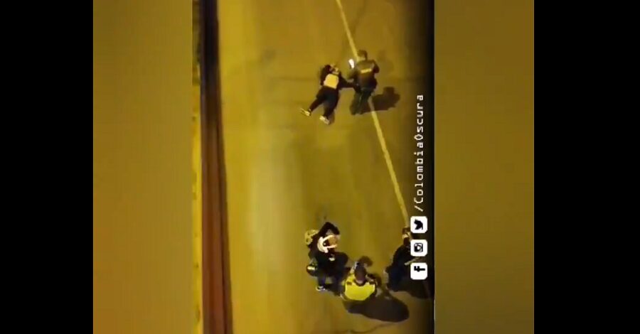 muerte de un hombre desde el puente de La Aguacatala