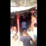 pelea en Playa Blanca entre turistas y meseros