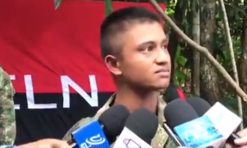 Jonny Ospino, el soldado dijo tras su liberación que se estaba 'encariñando' con sus secuestradores