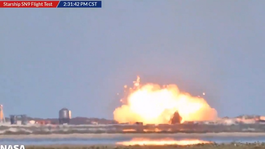 Así explotó la nave Space X que quiere llevar seres humanos a Marte