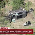 Tiger Woods grave tras volcar su auto