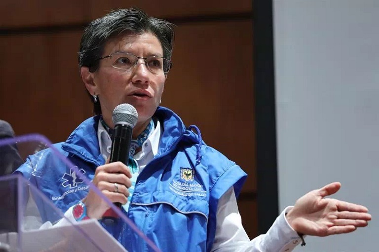 Claudia López da positivo para COVID- Claudia Lopez Alcaldesa de Bogota