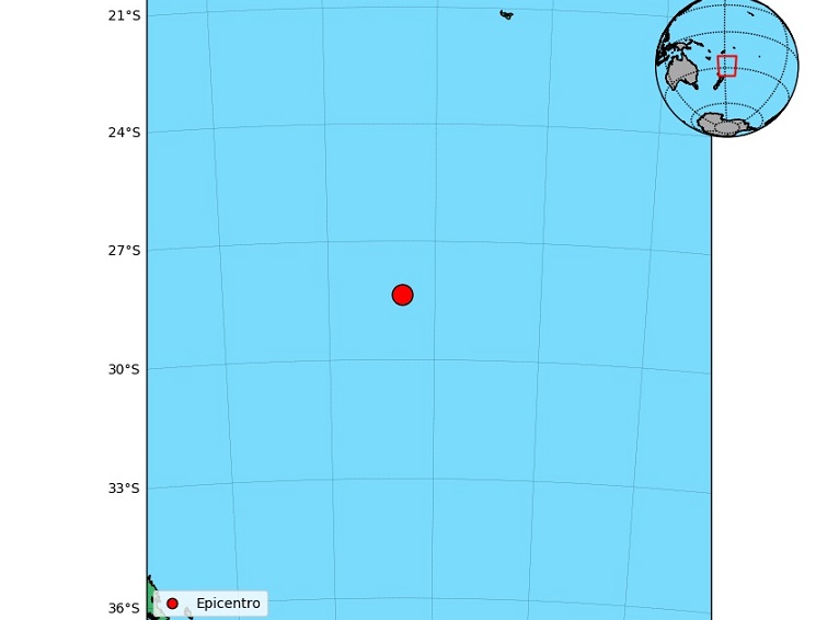 Dos potentes terremotos de 6,1 y 6,2 sacuden las islas Kermadec de Nueva Zelanda