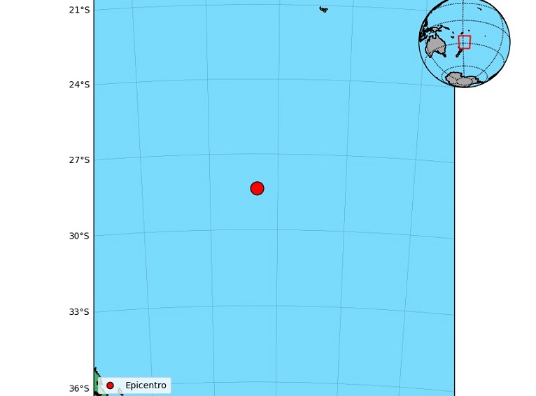 Dos potentes terremotos de 6,1 y 6,2 sacuden las islas Kermadec de Nueva Zelanda