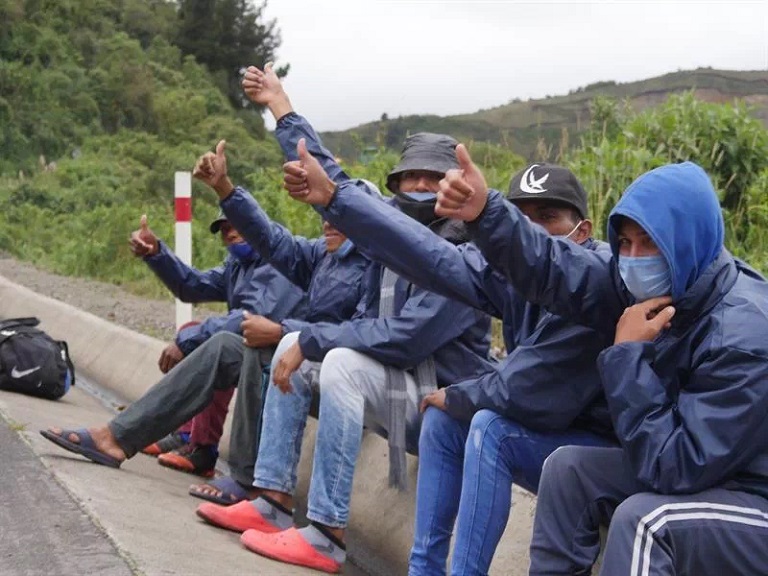 El 31 % de los venezolanos entra a Ecuador por pasos irregulares, según OIM