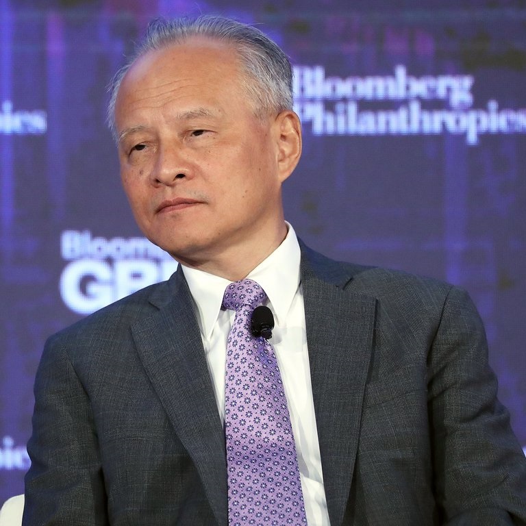 El embajador de China en Estados Unidos, Cui Tiankai