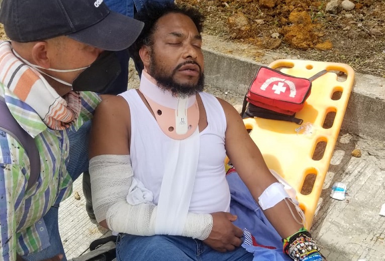 impactante accidente que sufrió Luis Ernesto Olave