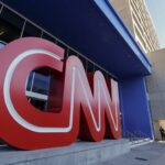 Vista de la entrada del Centro CNN en Atlanta, Georgia (Estados Unidos). EFE