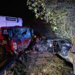 Camión impactó a camioneta en la vía a Ponedera y causó la muerte de una niña y su padre