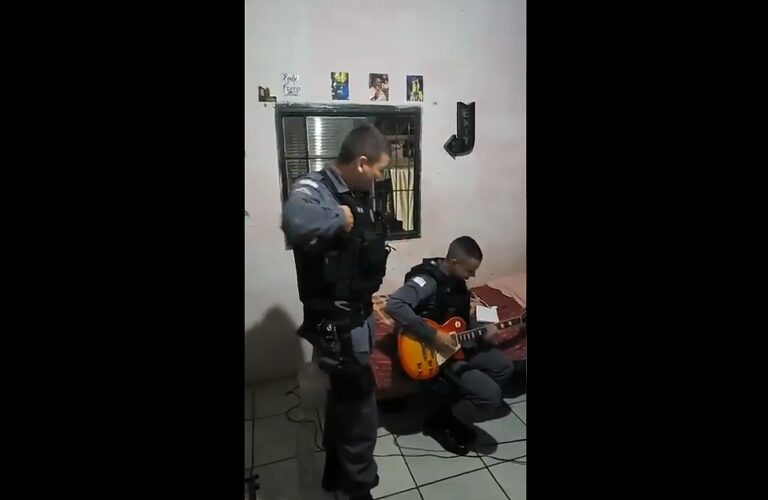 Alander Oliveira Melo, el policía que terminó tocando rolas de Iron Maiden en un allanamiento